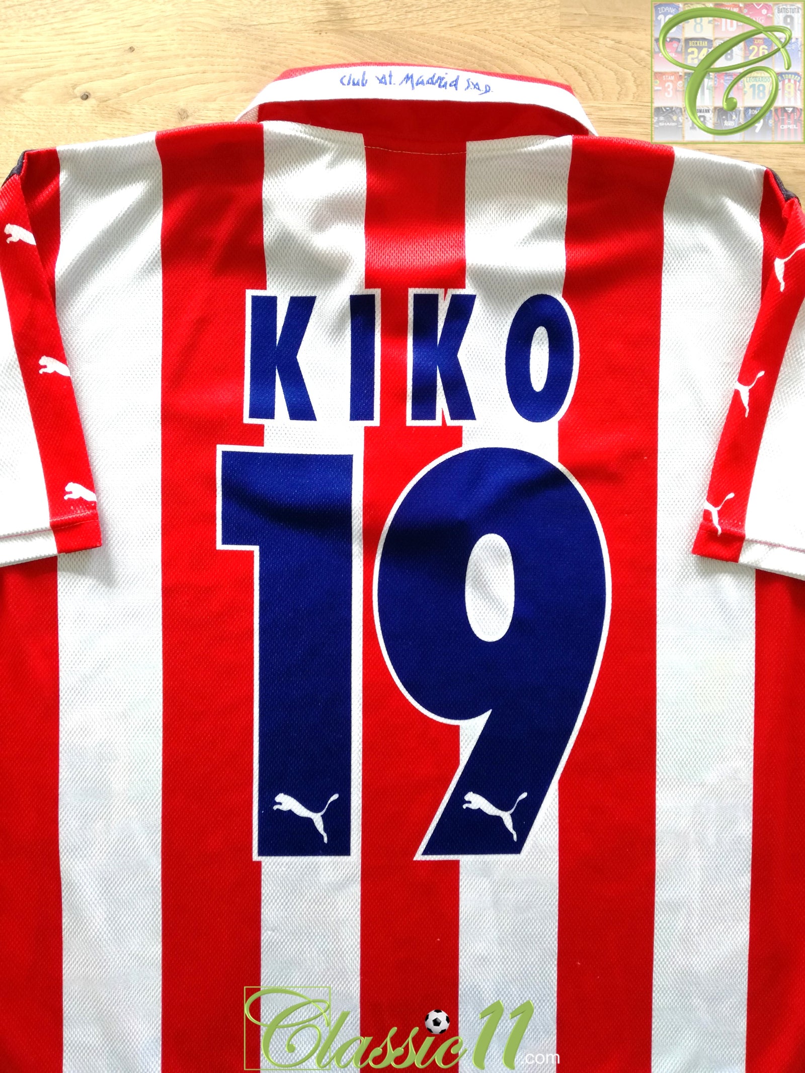 1997/98 Atlético Madrid Special Edition Football Shirt Kiko #19 (M)