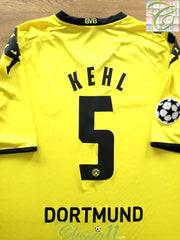 2011/12 Dortmund Champions League Football Shirt Kehl #5 (XXL)