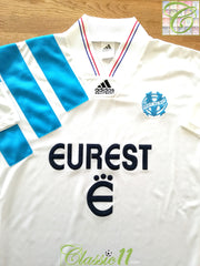 1993/94 Marseille Home Football Shirt