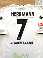 2014/15 Borussia Monchengladbach Bundesliga Home Football Shirt Herrmann #7 (XXL)