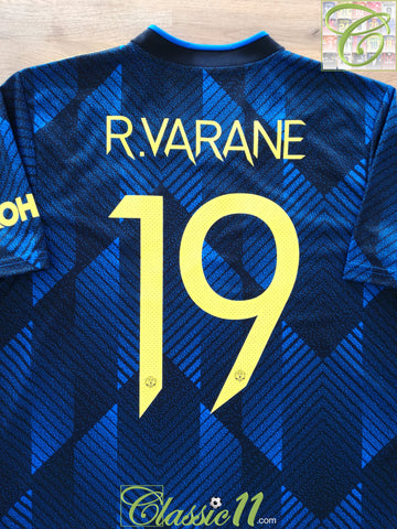 2021/22 Man Utd 3rd Football Shirt R. Varane #19