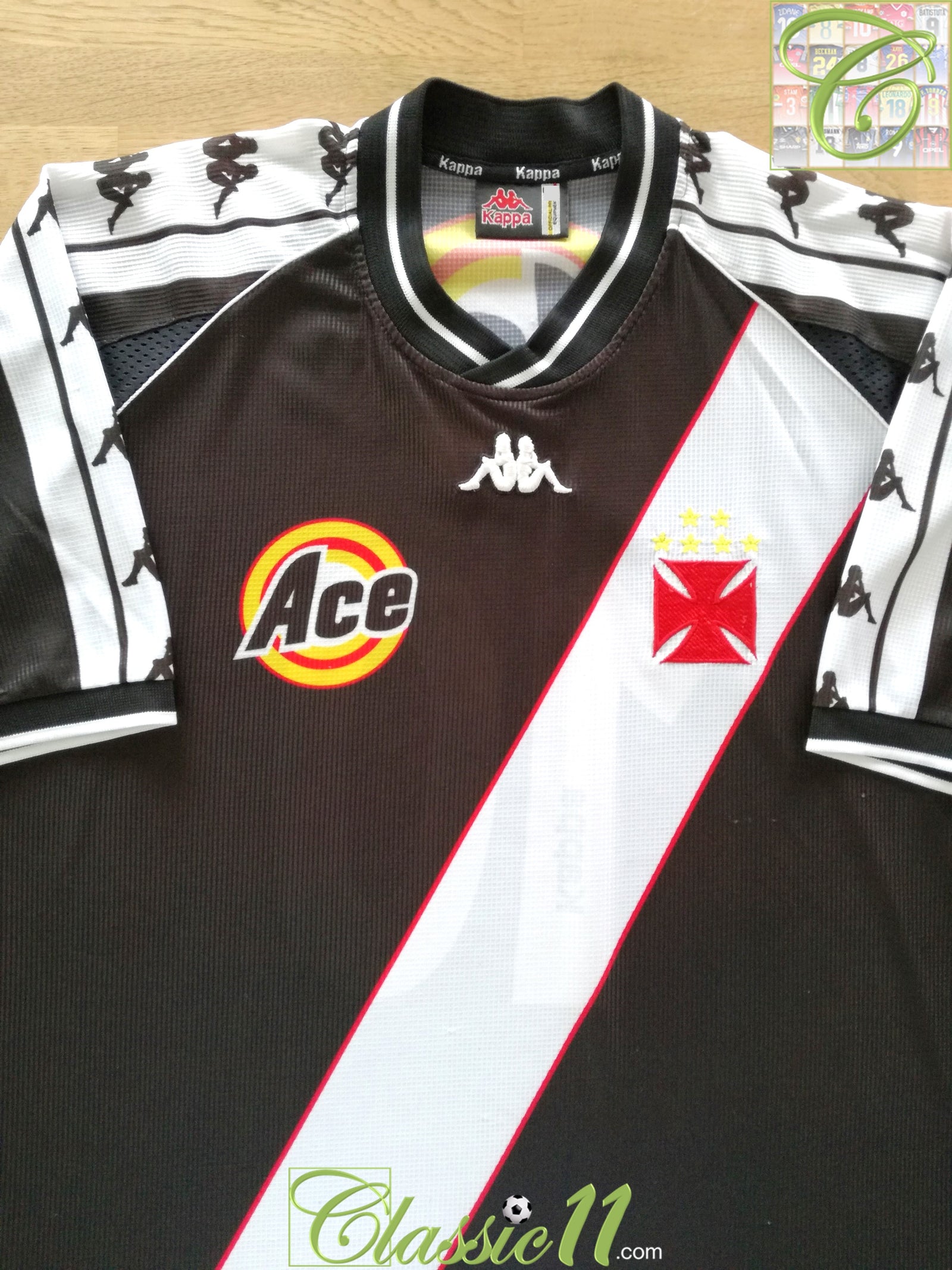 1999/00 Vasco Da Gama Away Football Shirt (Edmundo) #10 (XL)