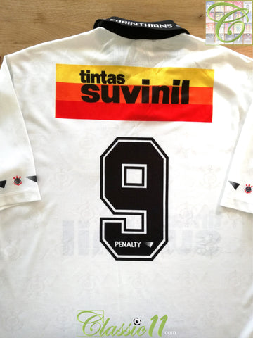 1995 Corinthians Home Football Shirt (Viola) #9