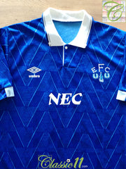 1989/90 Everton Home Football Shirt