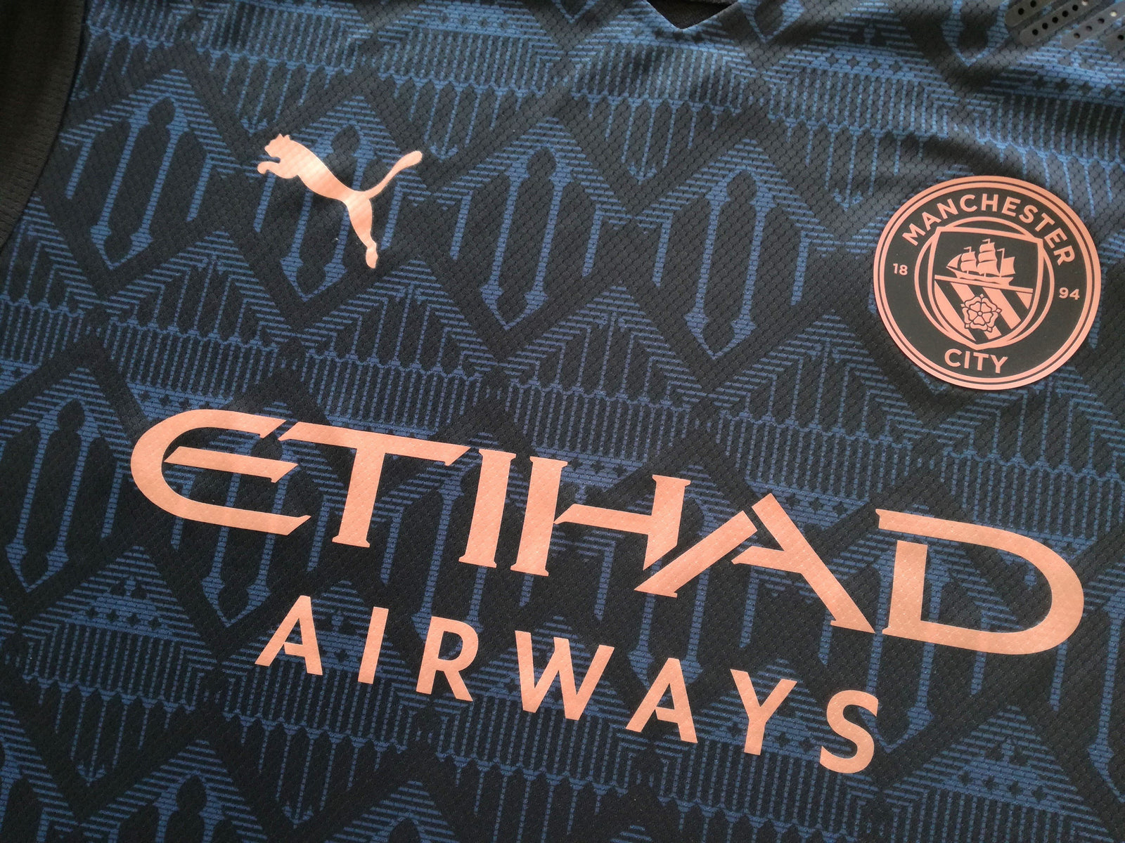 2020/21 Man City Away Player Issue Football Shirt (S) *BNWT*