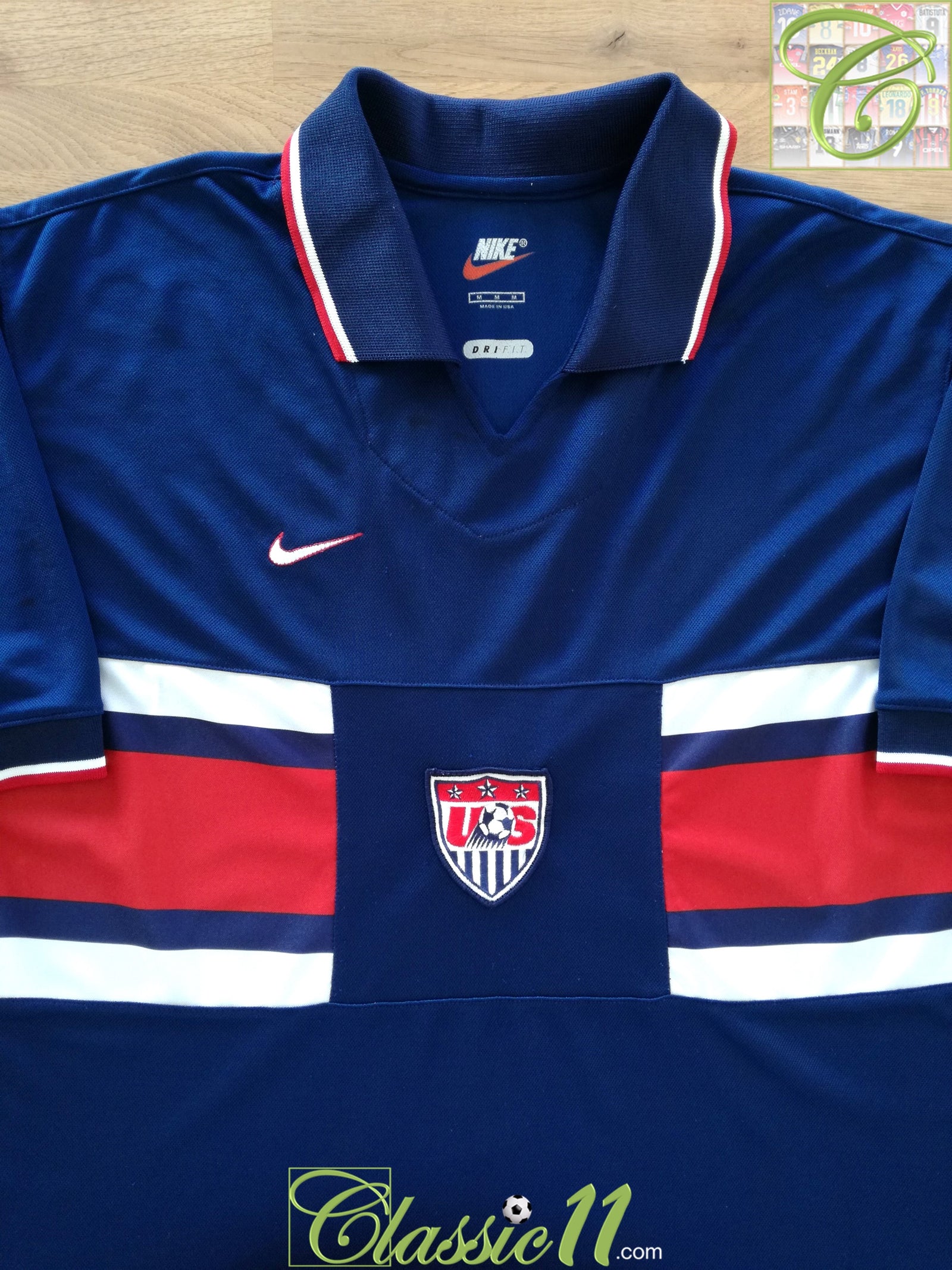 1995 USA Away Football Shirt