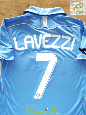 2008/09 Napoli Home Football Shirt Lavezzi #7 (M)