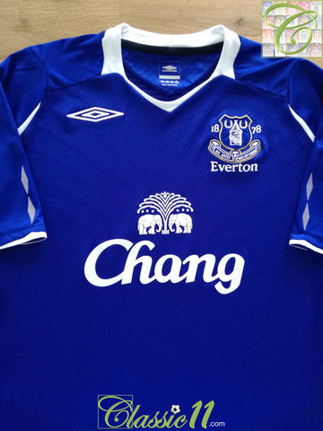 2008/09 Everton Home Football Shirt (XL)