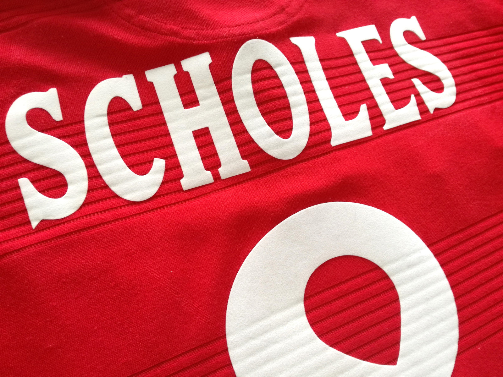 2000 England Away European Championship Football Shirt Scholes #8 (XL)