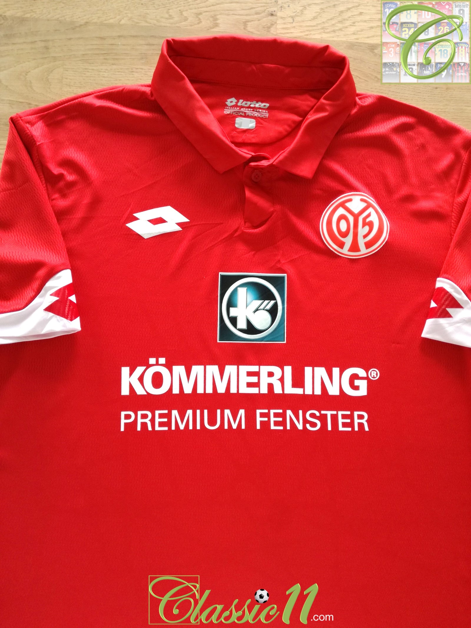 2016/17 Mainz Home Football Shirt