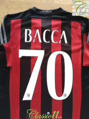 2015/16 AC Milan Home Football Shirt Bacca #70 (S)