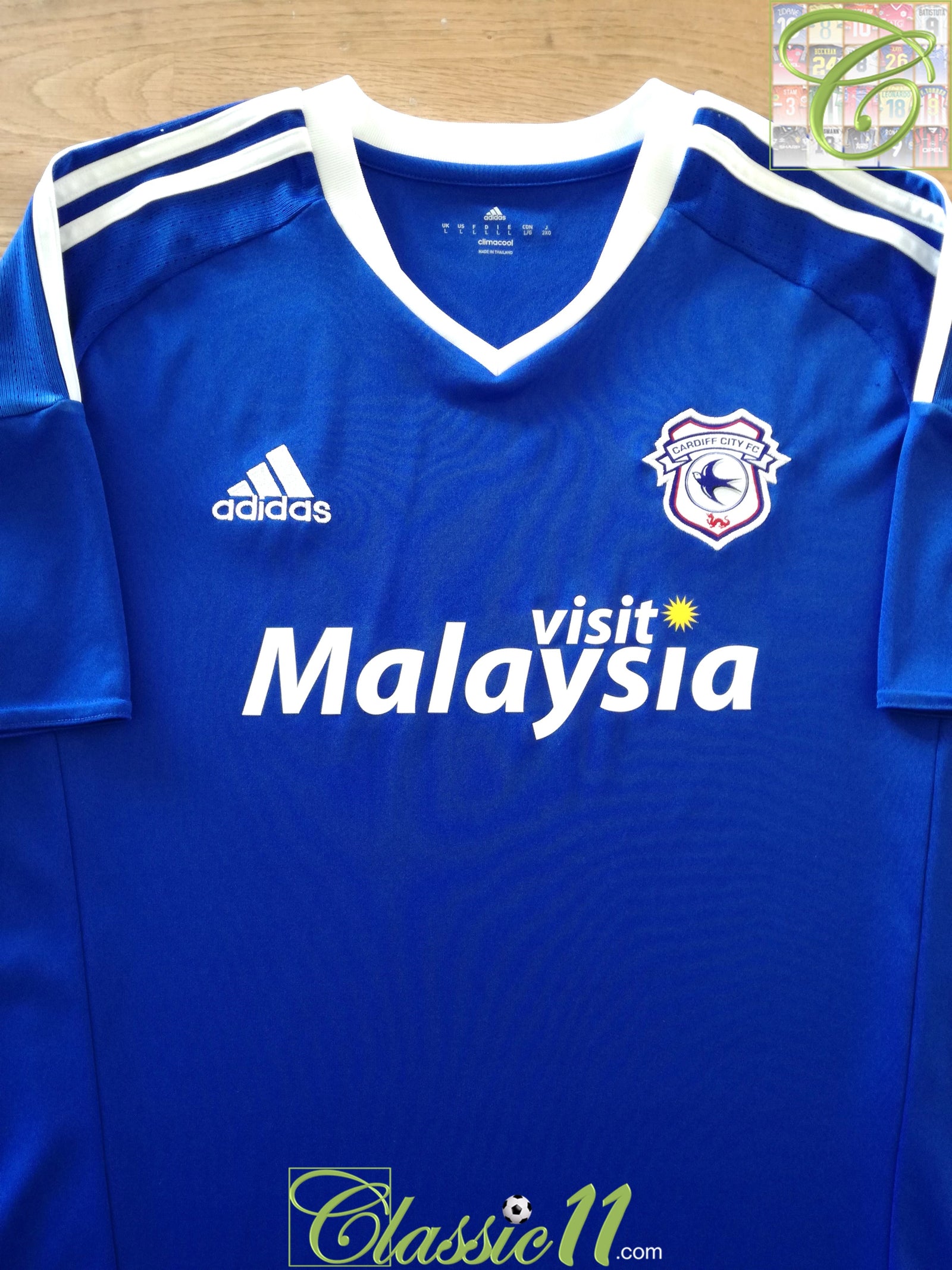 2016/17 Cardiff City Home Football Shirt (L)