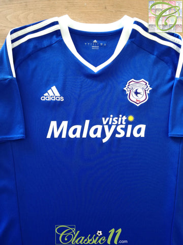 2016/17 Cardiff City Home Football Shirt (L)