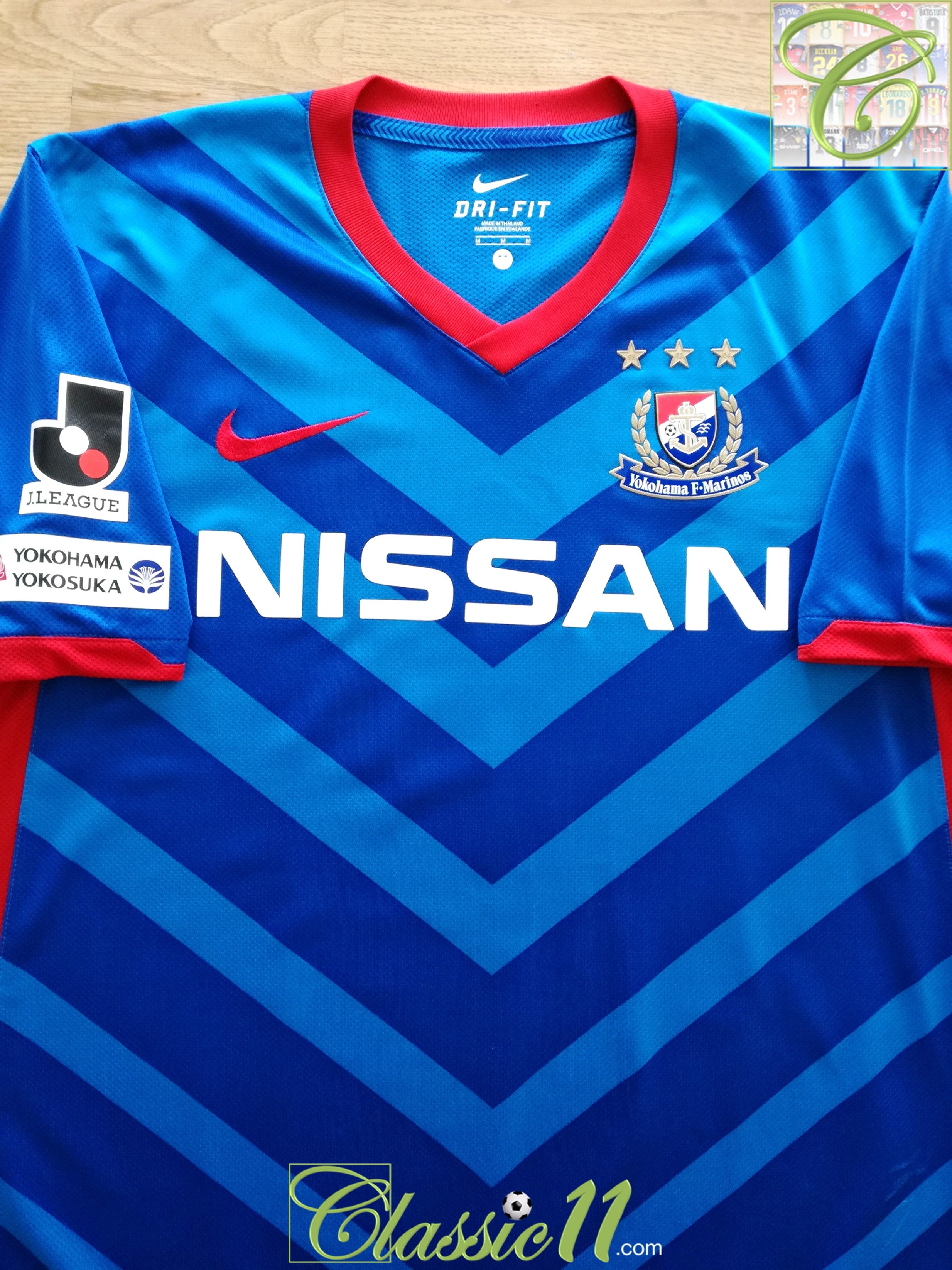 2011 Yokohama F. Marinos Home J. League Football Shirt (M)