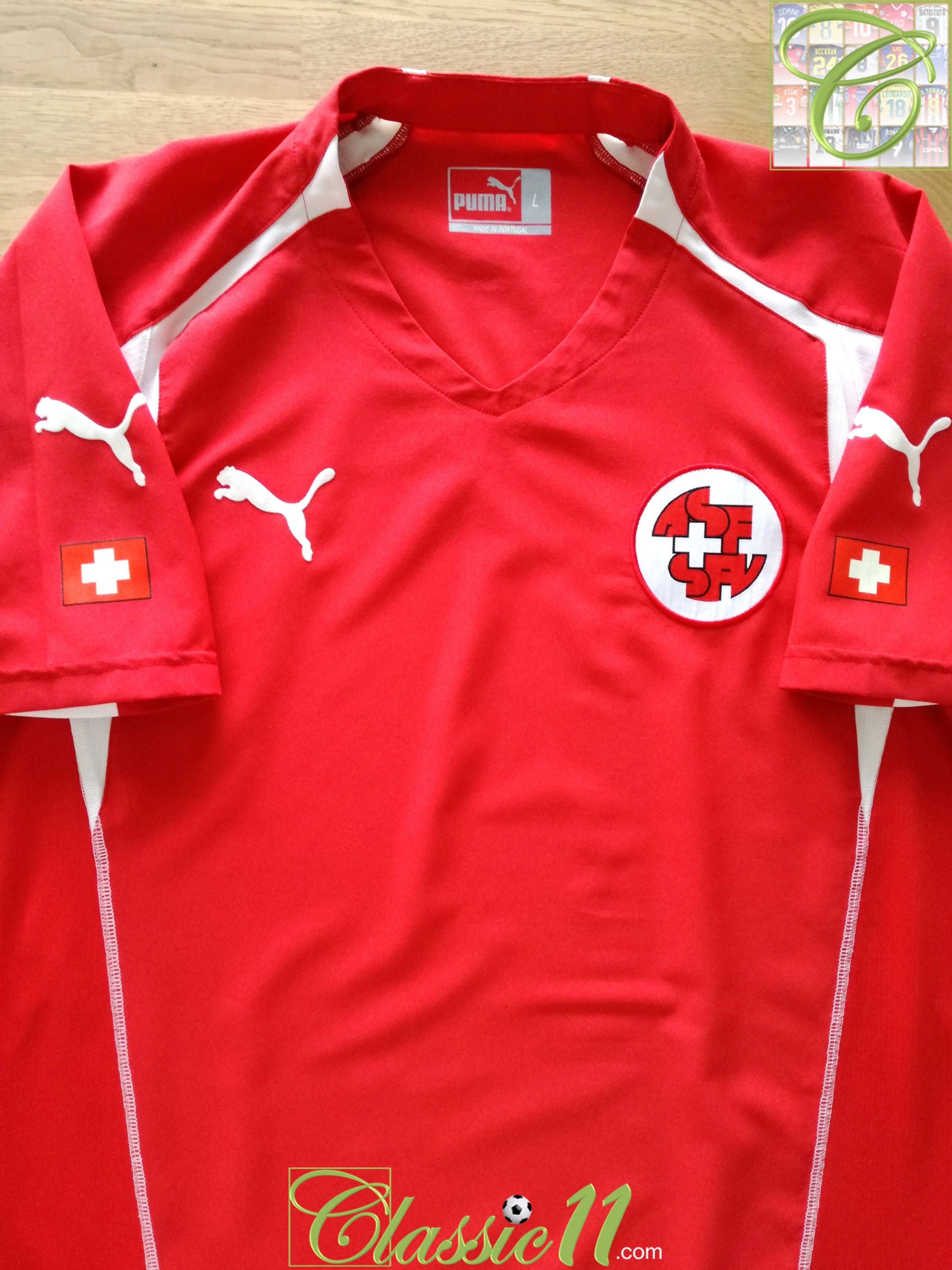 2004/05 Switzerland Home Football Shirt (L)