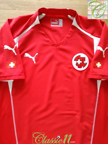 2004/05 Switzerland Home Football Shirt