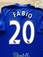 2008/09 Man Utd 3rd Football Shirt Fabio #20 (M)