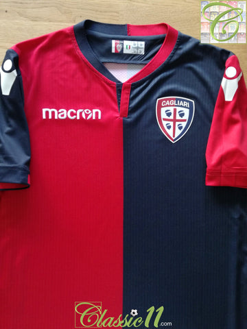 2017/18 Cagliari Home Football Shirt (S)