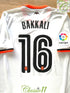 2016/17 Valencia Home La Liga Football Shirt Bakkali #16 (L)