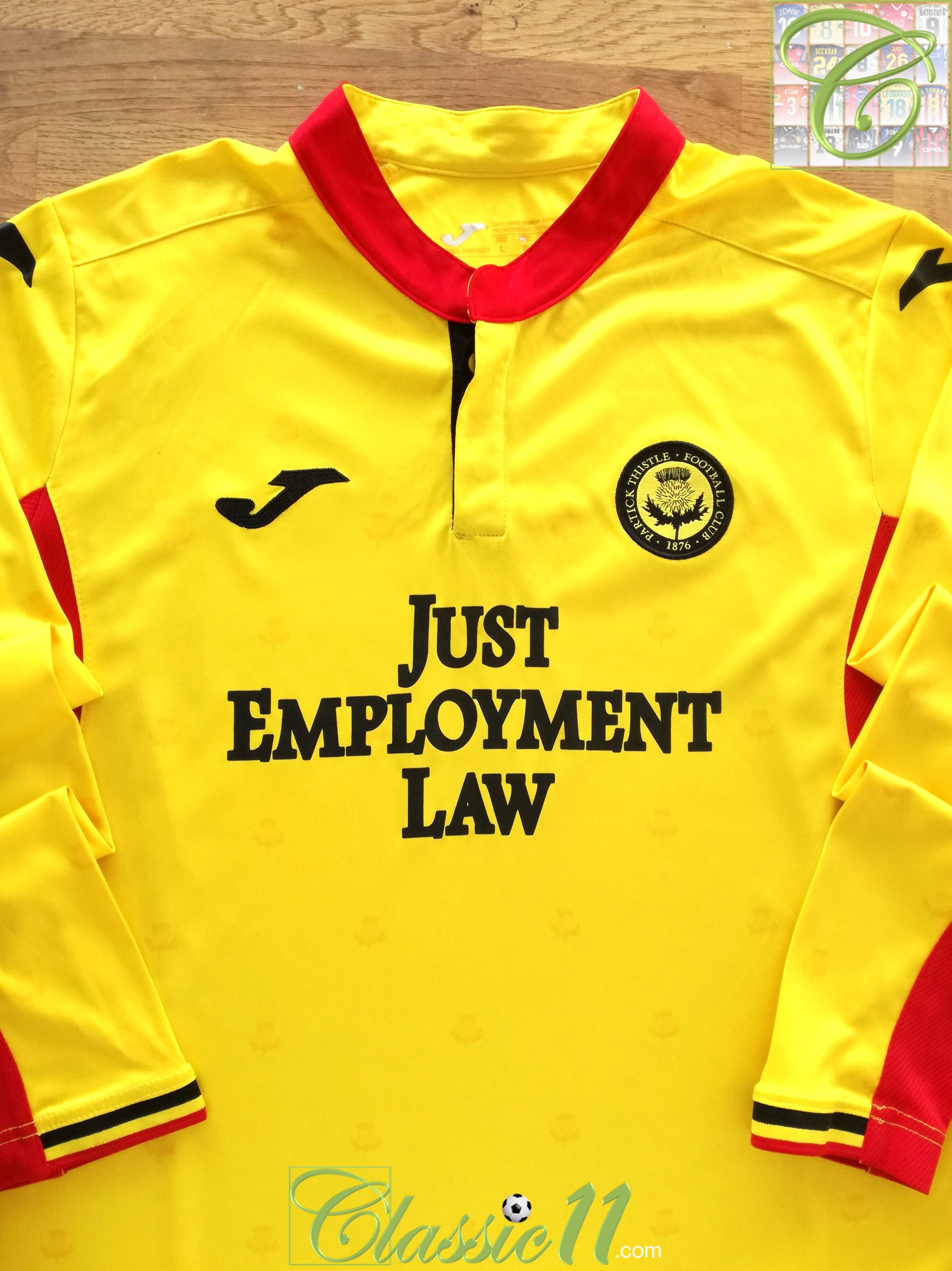 2019/20 Partick Thistle Home Football Shirt. (L)