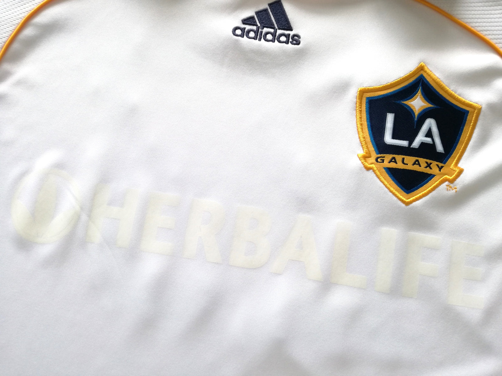 2008 LA Galaxy Home MLS Football Shirt Beckham #23 (Y)