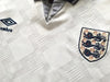 1990/91 England Home Football Shirt (L)