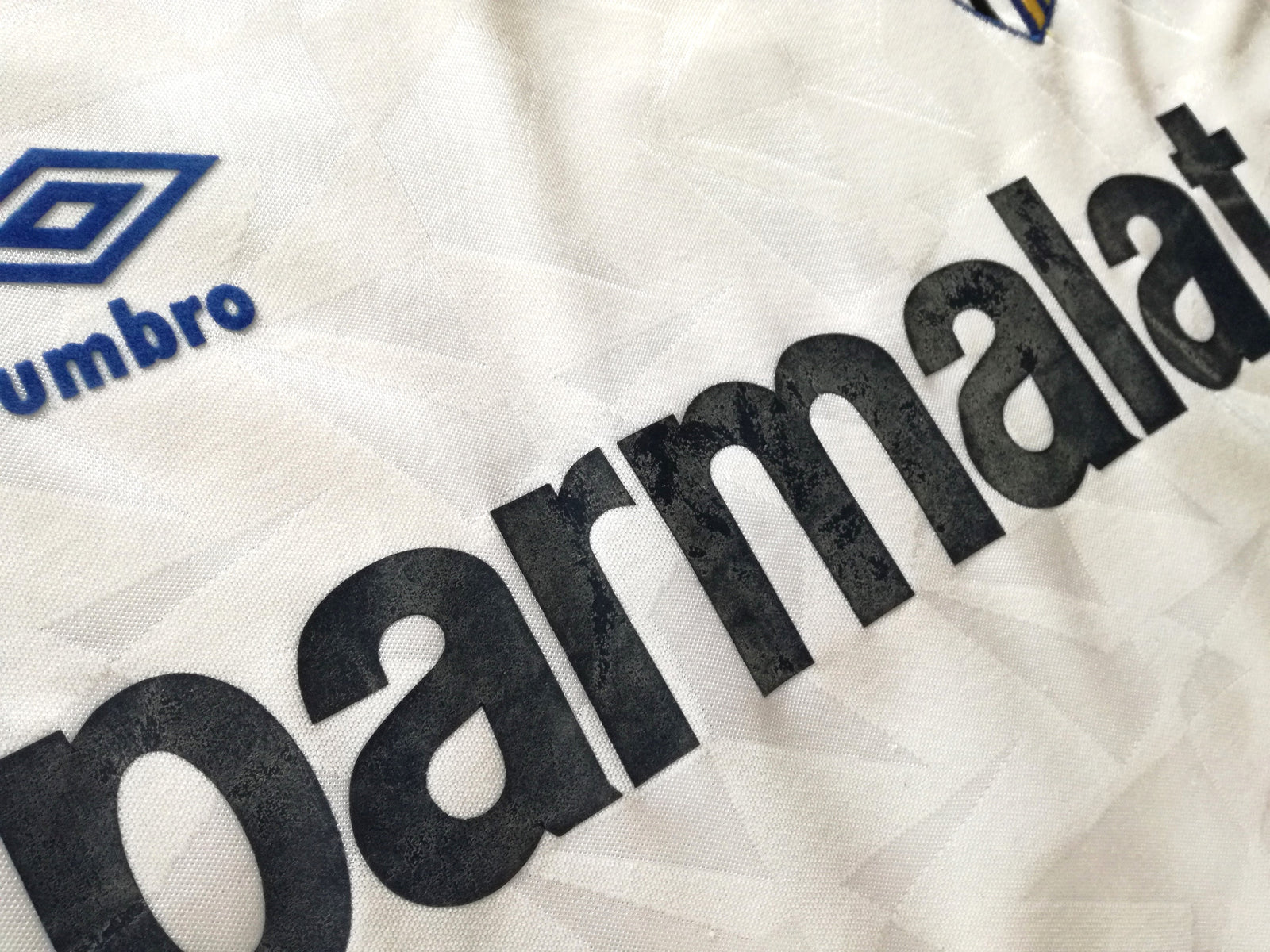 1990/91 Parma Home Player Issue Football Shirt (Osio) #9 (L)