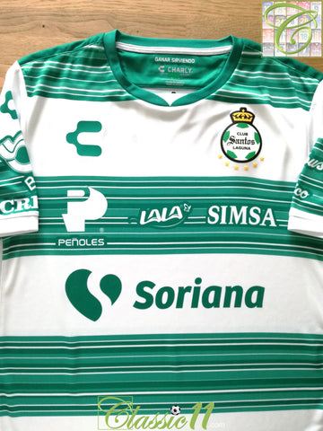 2020 Santos Laguna Home Football Shirt (L)