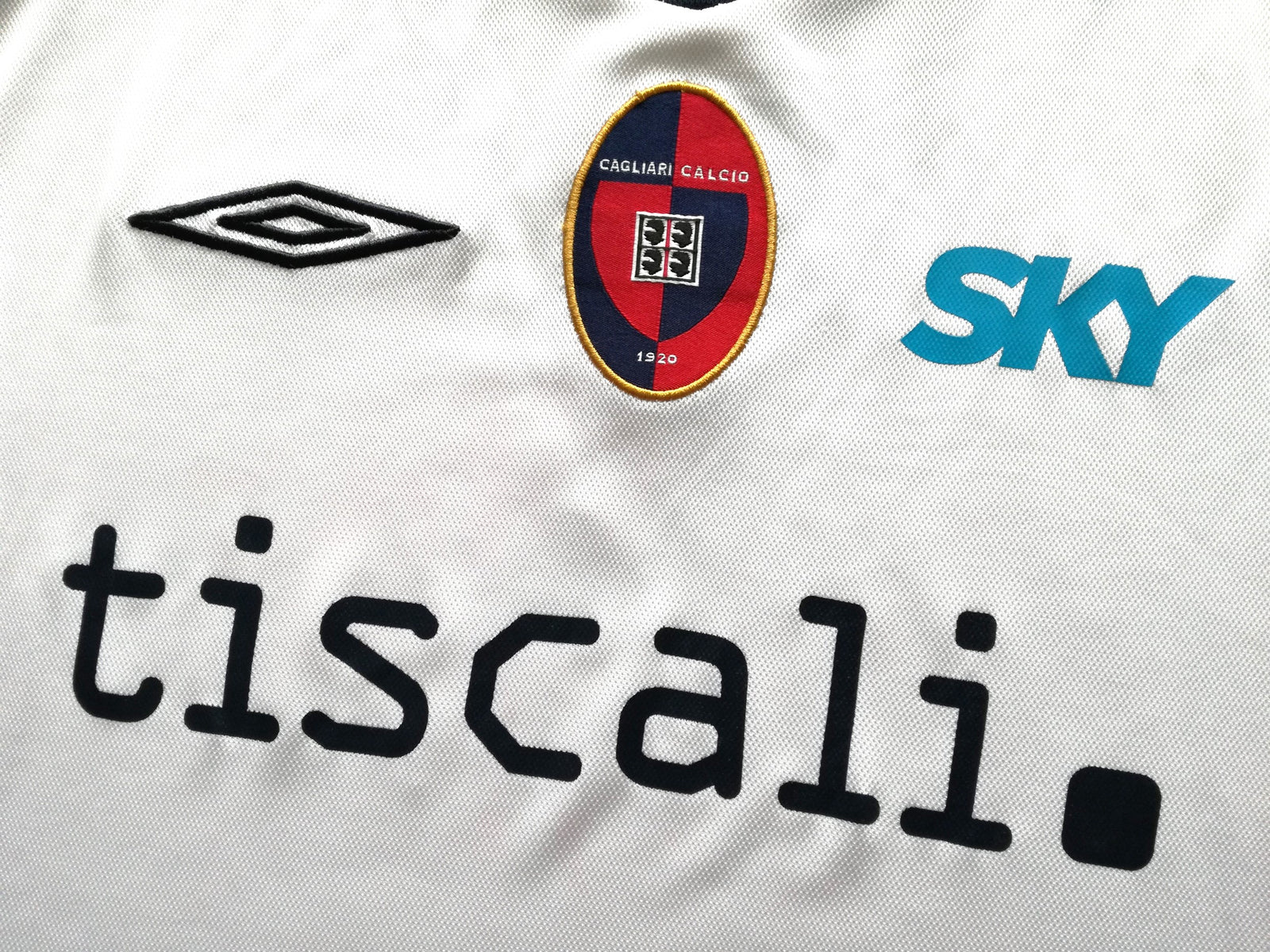 2007/08 Cagliari Football Training Shirt (L)