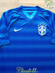 2014/15 Brazil Away Football Shirt