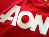 2013/14 Man Utd Home Football Shirt. (XL)