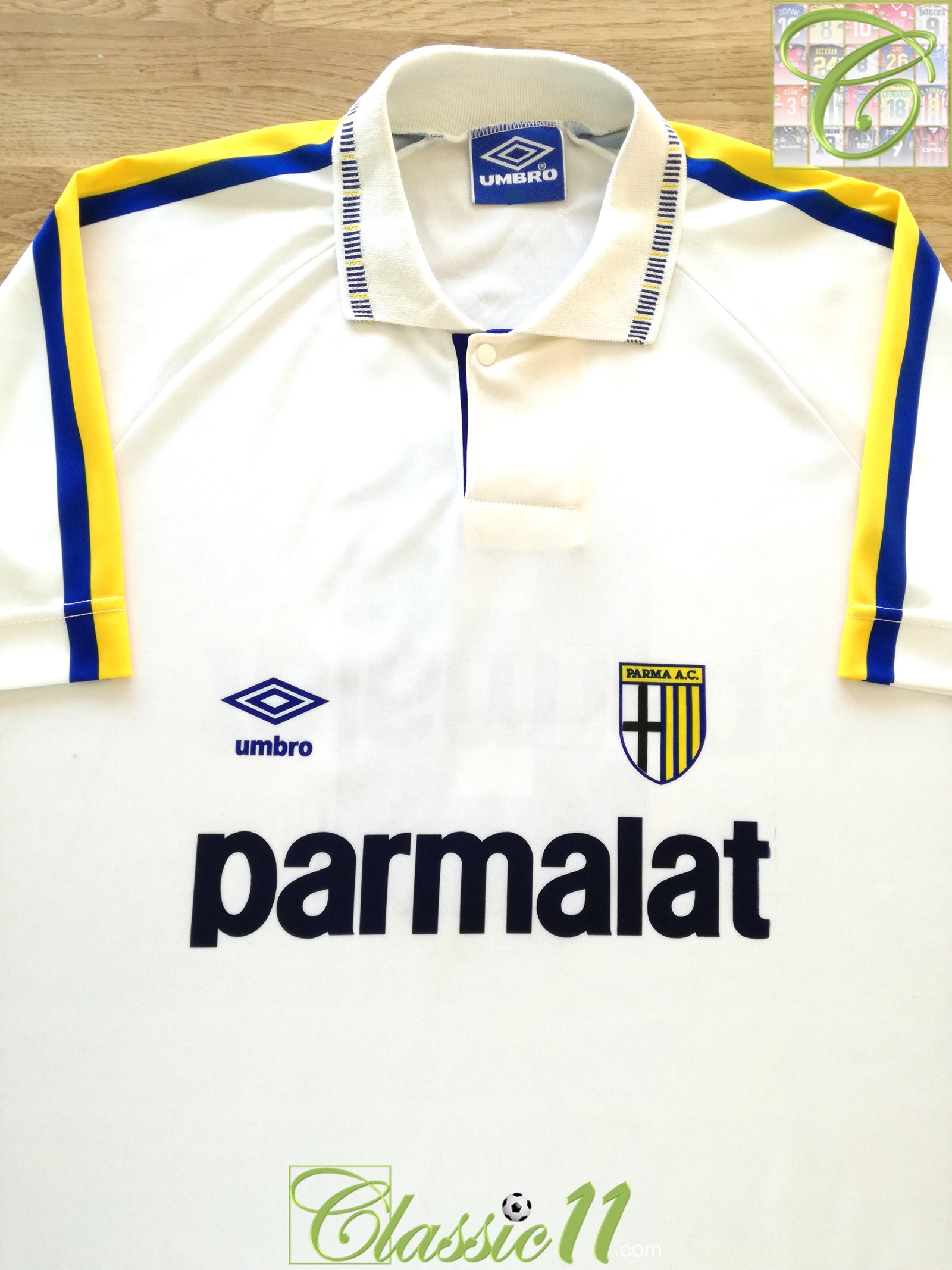 1992/93 Parma Home Football Shirt #9 (XL)