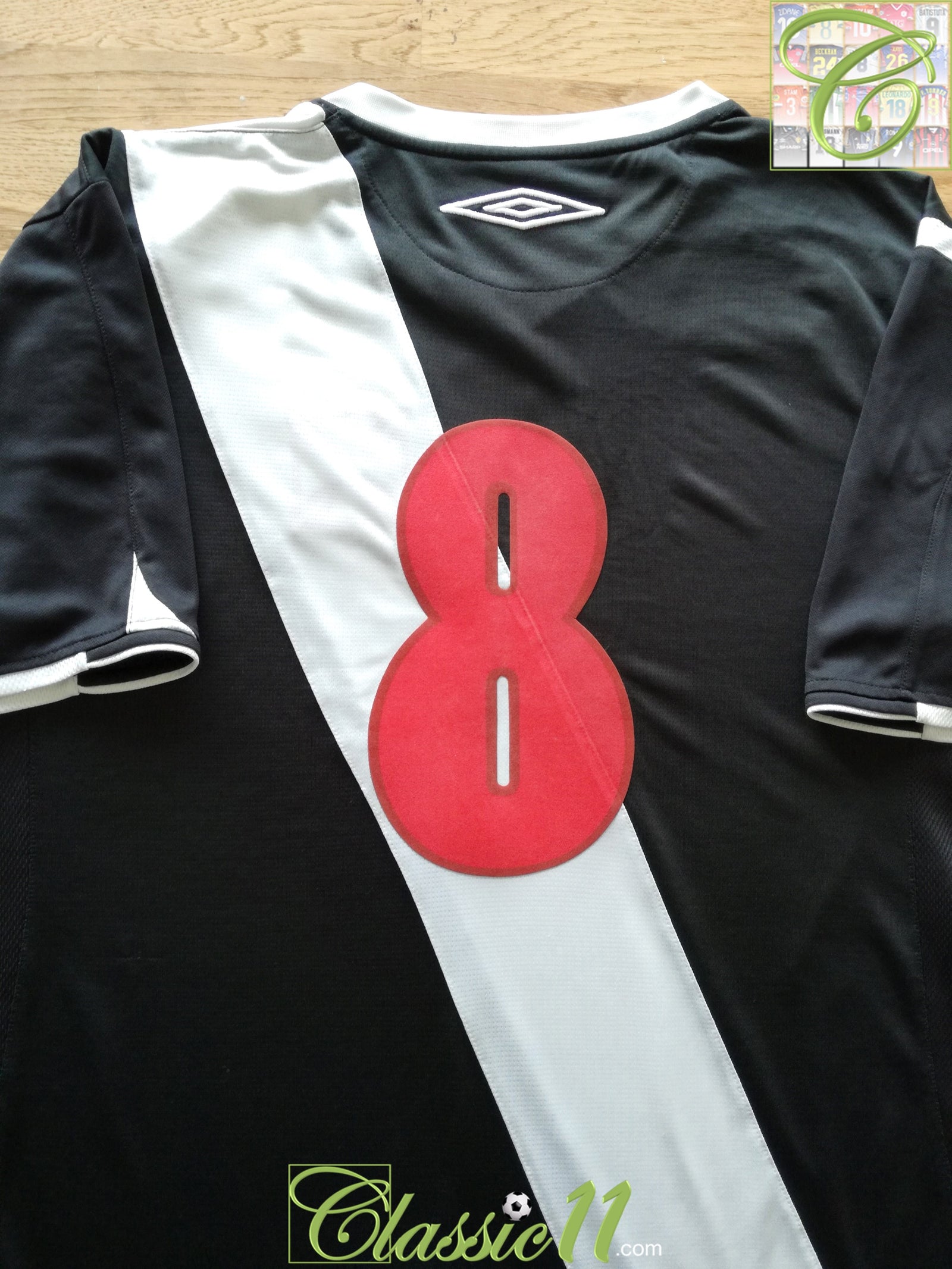 2006 Vasco da Gama Away Football Shirt #8 (XL)