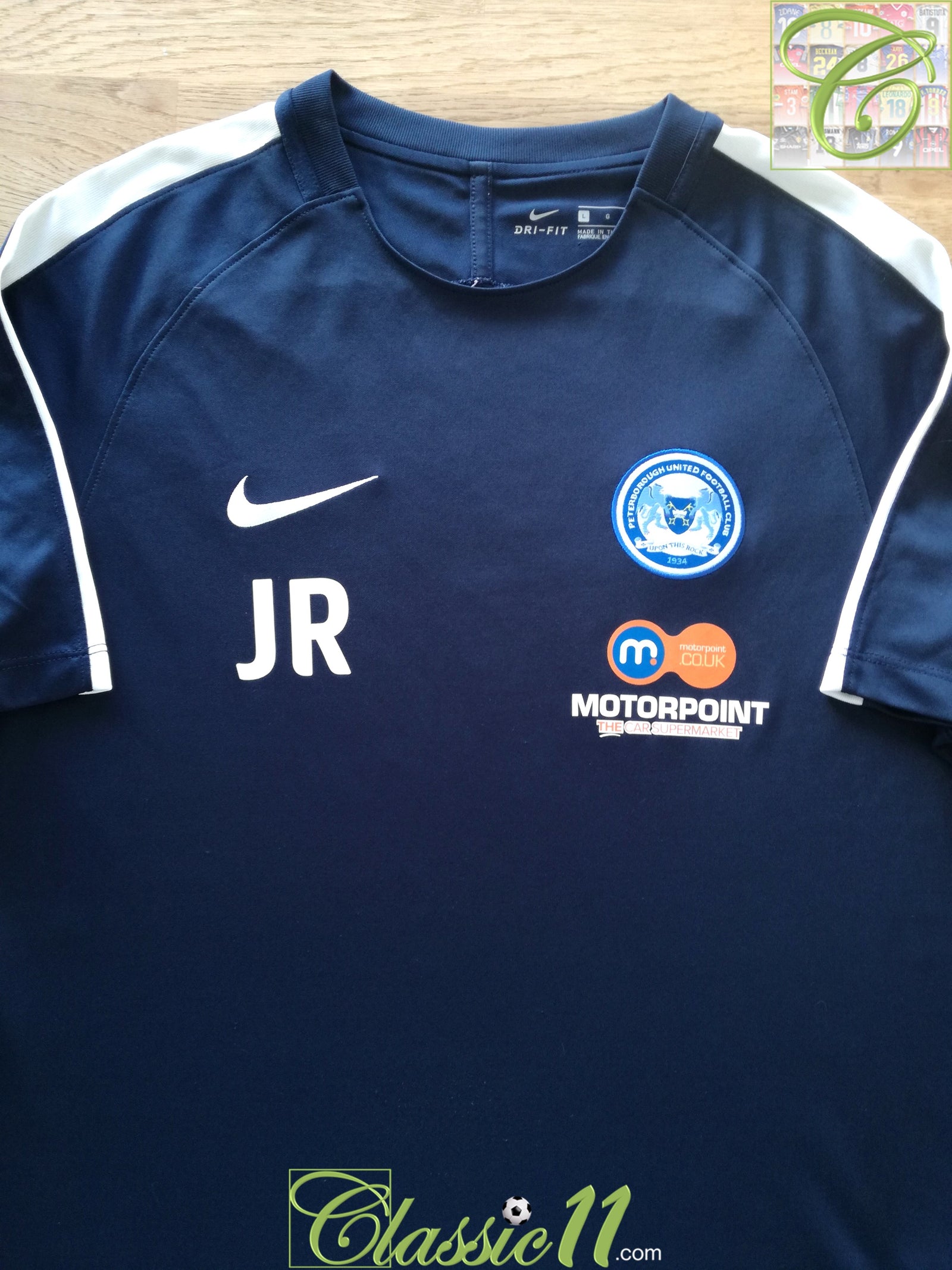 2017/18 Peterborough United Football Training Shirt 'JR' (M)