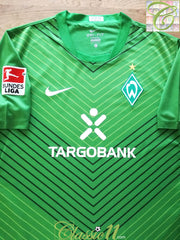 2011/12 Werder Bremen Home Bundesliga Football Shirt (L)