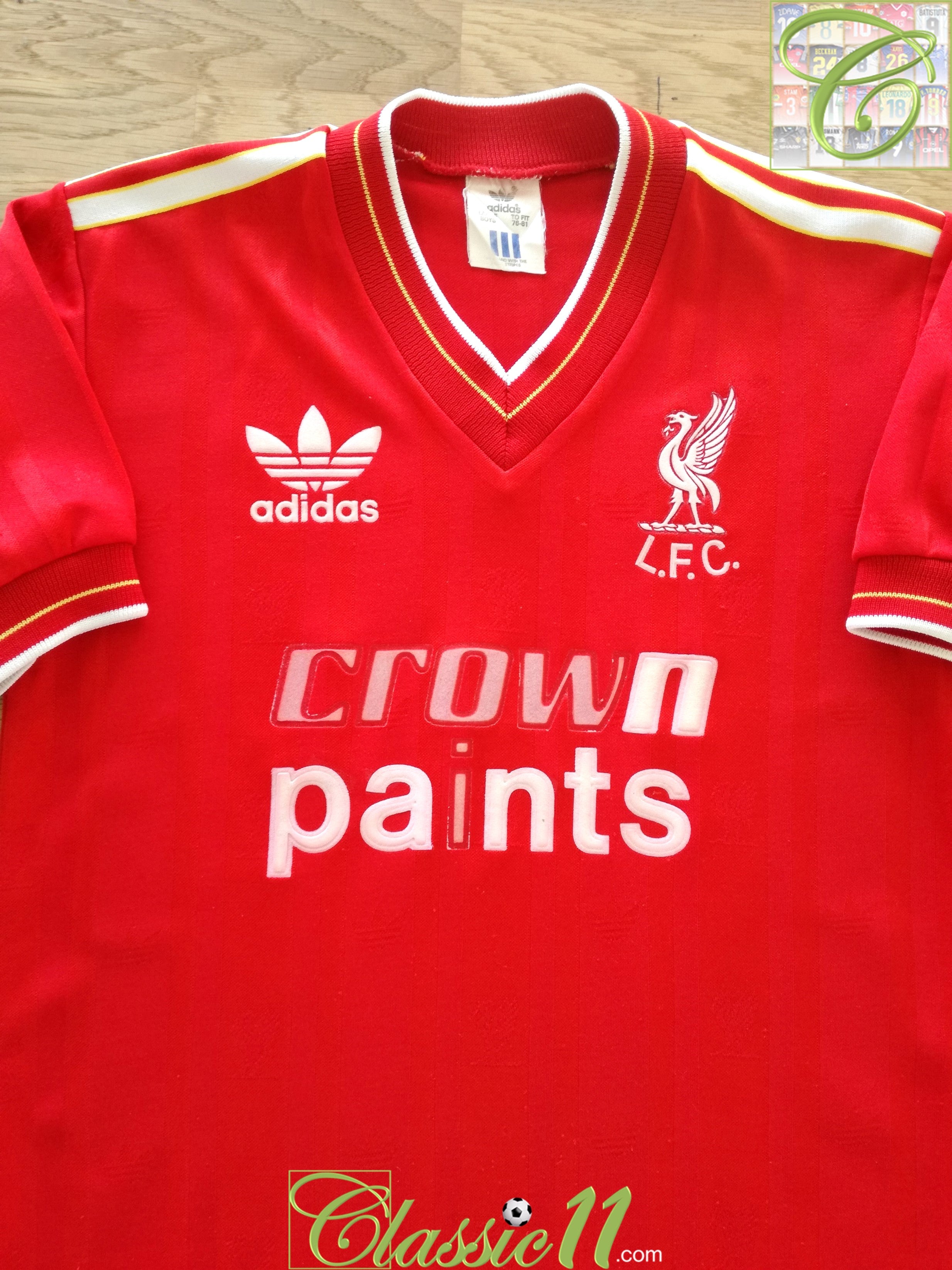 1985/86 Liverpool Home Football Shirt (B)