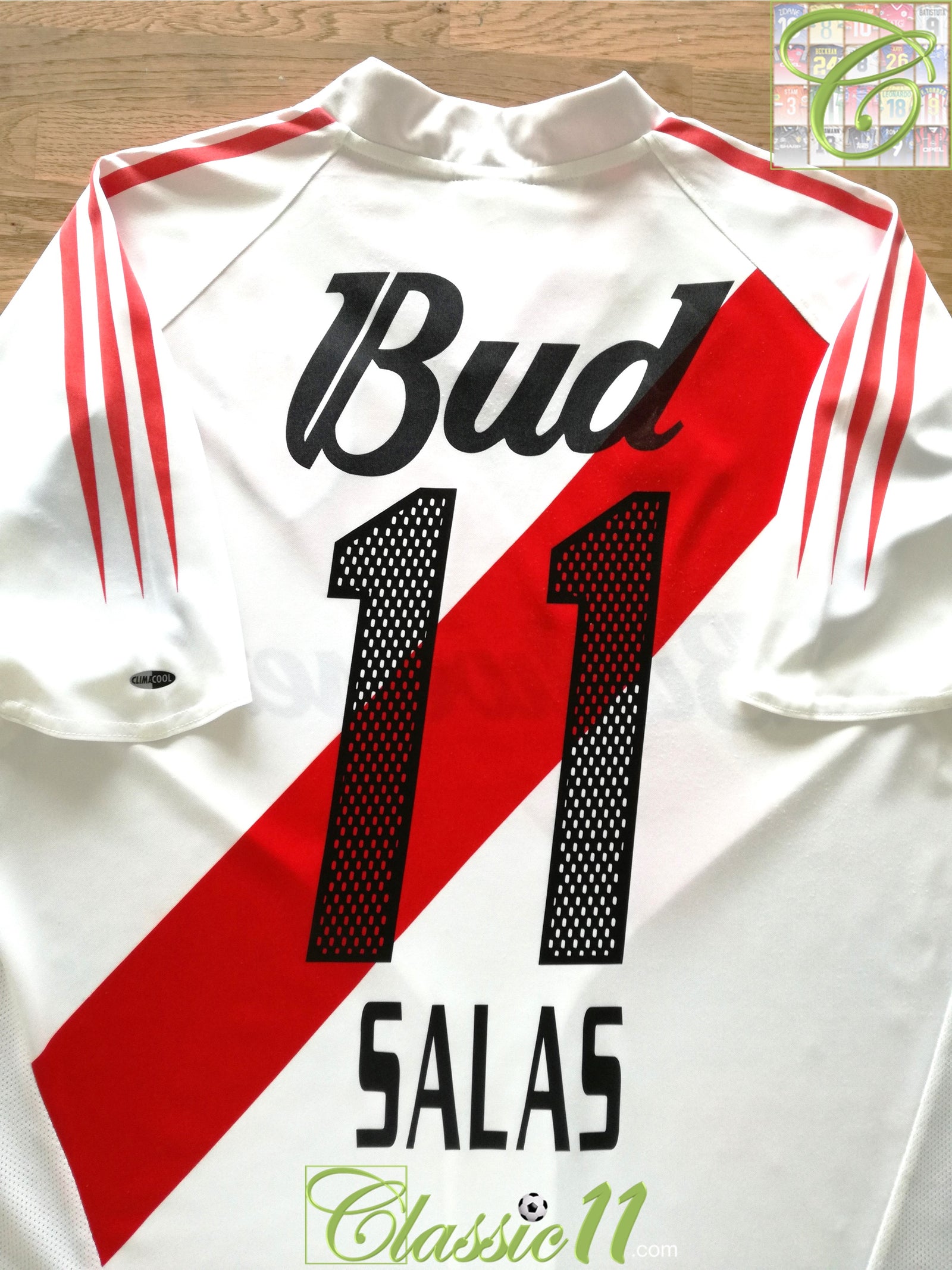 2004/05 River Plate Home Football Shirt Salas #11 (M)