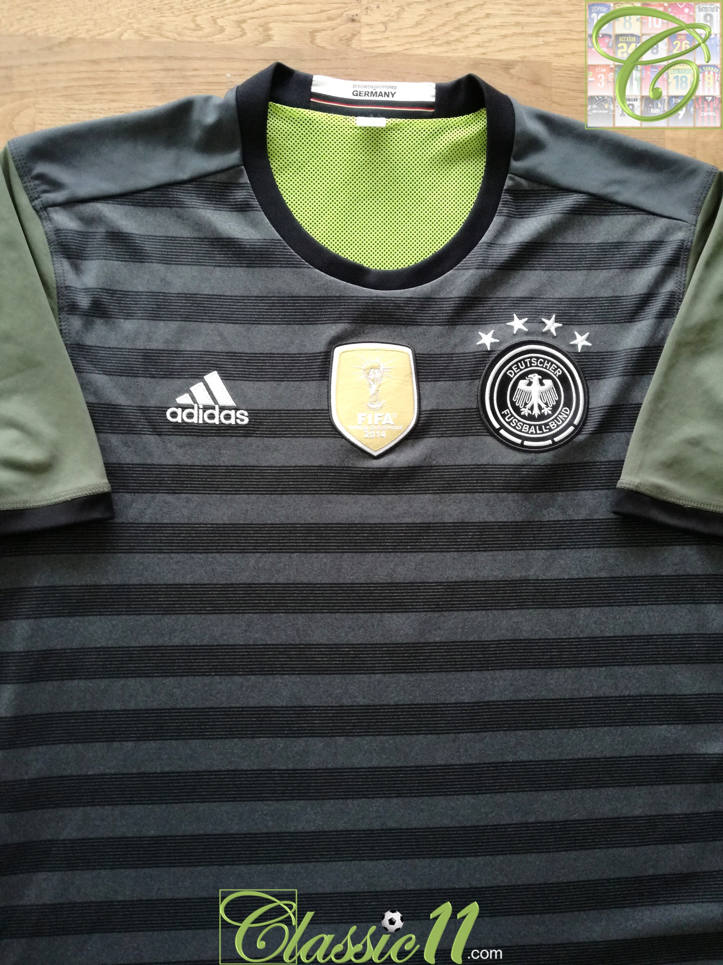 2015/16 Germany Away World Champions Football Shirt (XL)