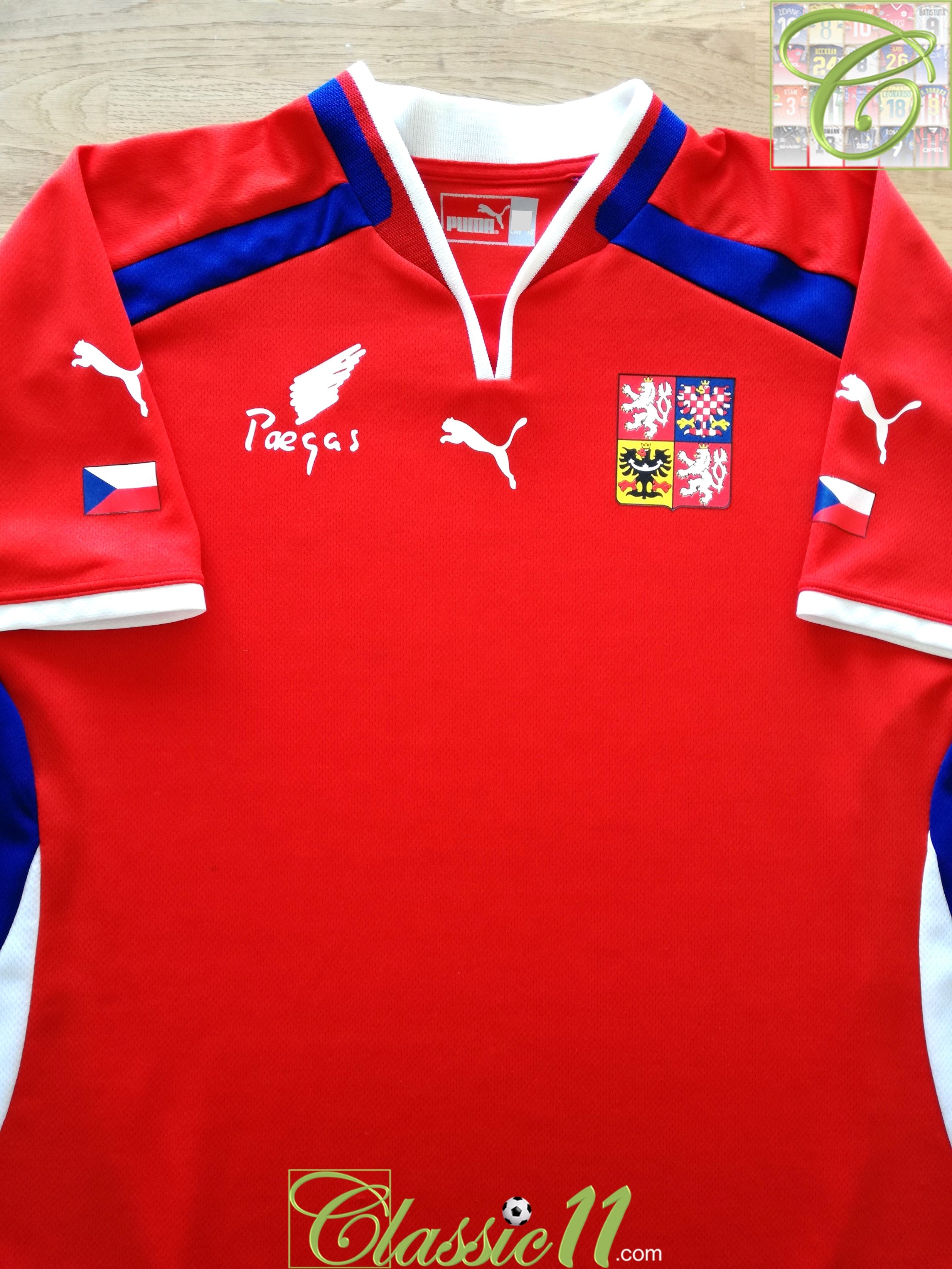 2000/01 Czech Republic Home 'Paegas' Football Shirt (XL)