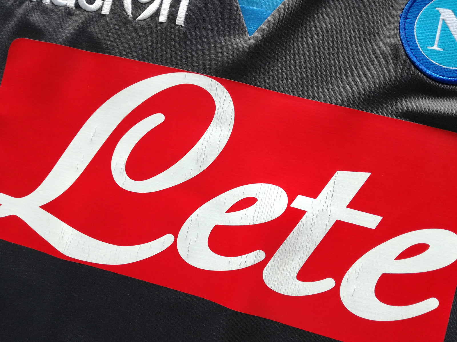 2011/12 Napoli Away Player Issue Football Shirt. (S)