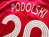 2006/07 Germany Away Football Shirt Podolski #20 (Y)