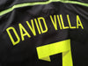 2013/14 Spain Away Football Shirt David Villa #7 (S)
