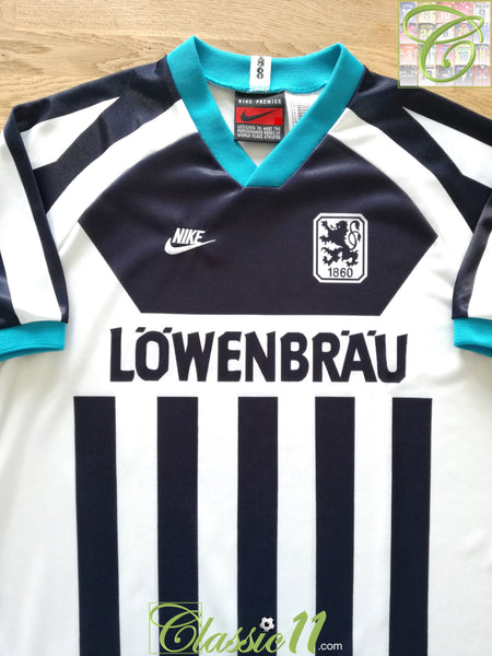 Classic Football Shirts on X: Home & Away 1860 Munich x Nike // 1995 That  Futura Nike logo 💥  / X