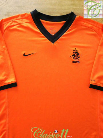 2000/01 Netherlands Home Football Shirt