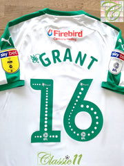 2018/19 Plymouth Argyle Away League One Match Issue Football Shirt Grant #16 (M)