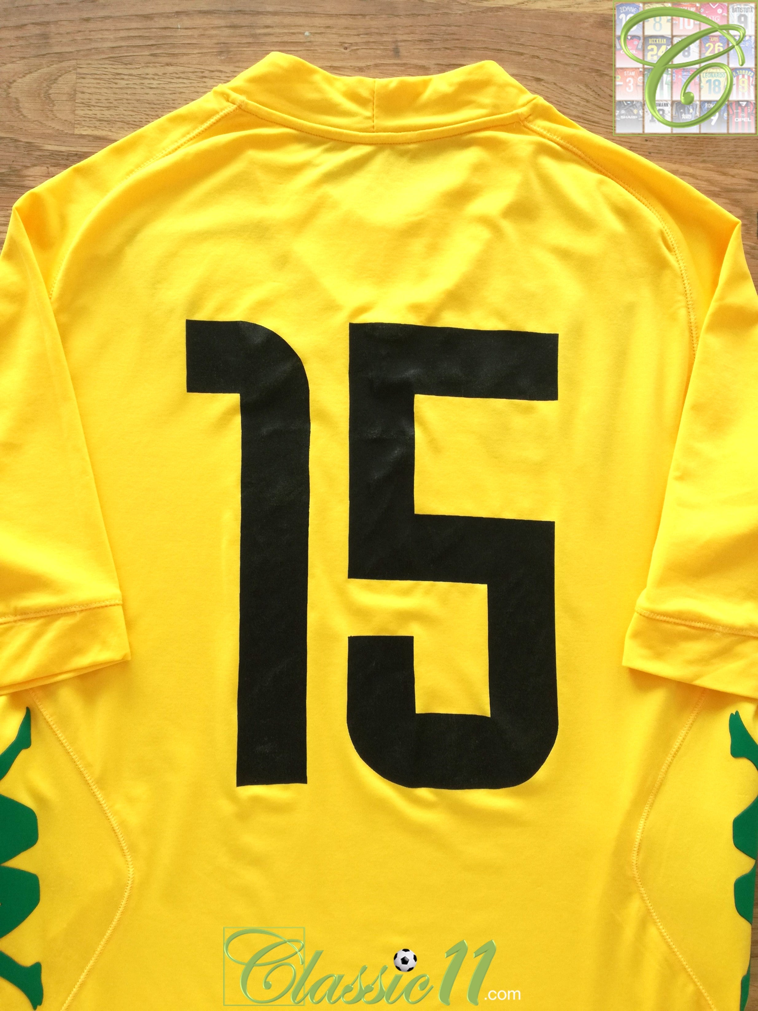 2014 Jamaica Home Match Issue Football Shirt #15 (M)