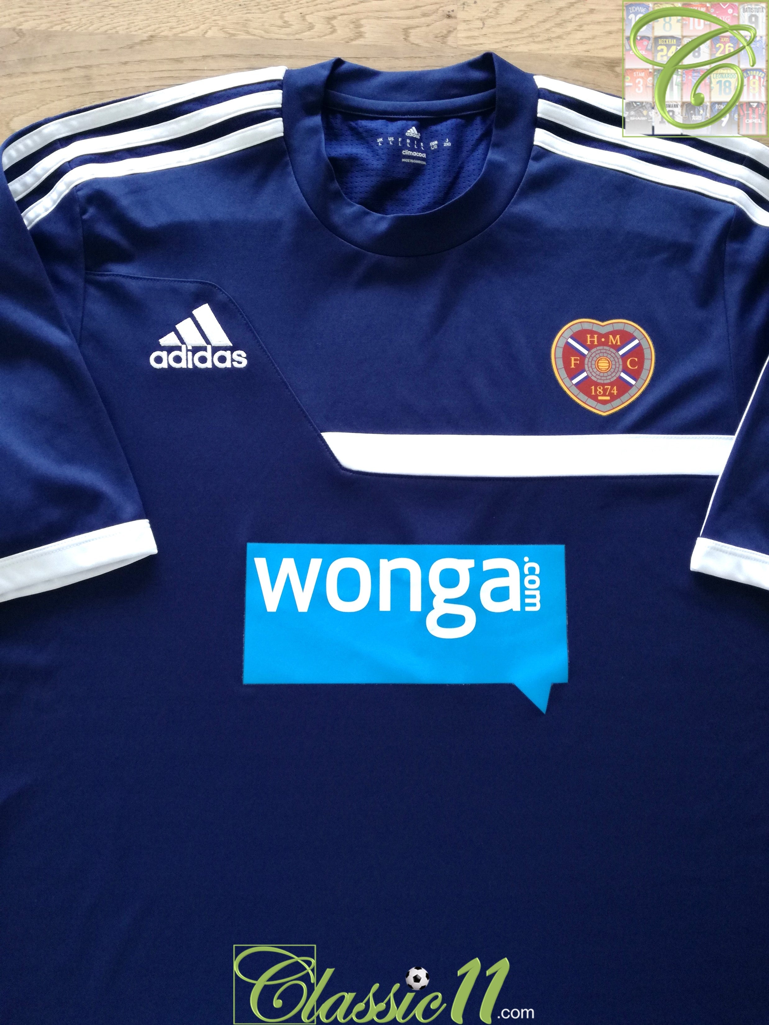 2013/14 Hearts Football Training Shirt (L)