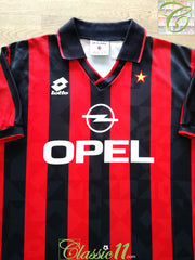 1994/95 AC Milan Home Football Shirt