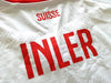 2014 Switzerland Away Match Worn Football Shirt Inler #8 (M)