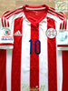2015 Paraguay Home Match Worn Copa America Football Shirt D. Gonzalez #10 (M) (6)